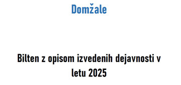 Bilten z opisom izvedenih dejavnosti v letu 2025