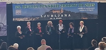 Sodelovanje na 28. reviji zborov društev invalidov ZDIS